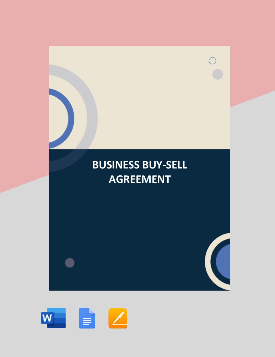Business Buy-Sell Agreement Template