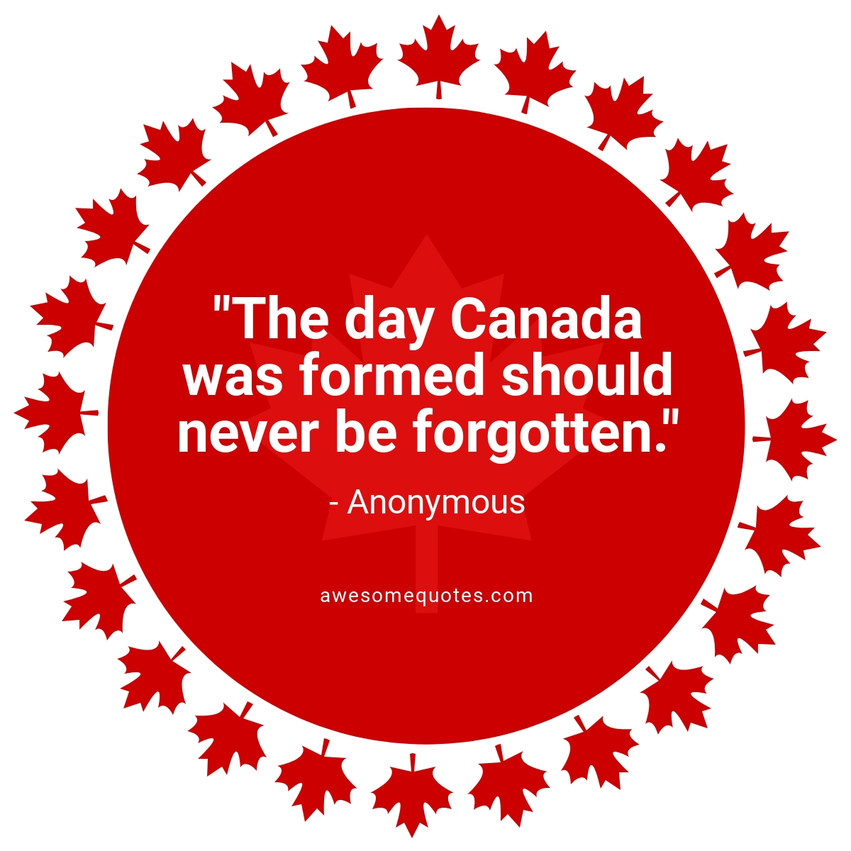 Canada Day Quote Linkedin Post Template