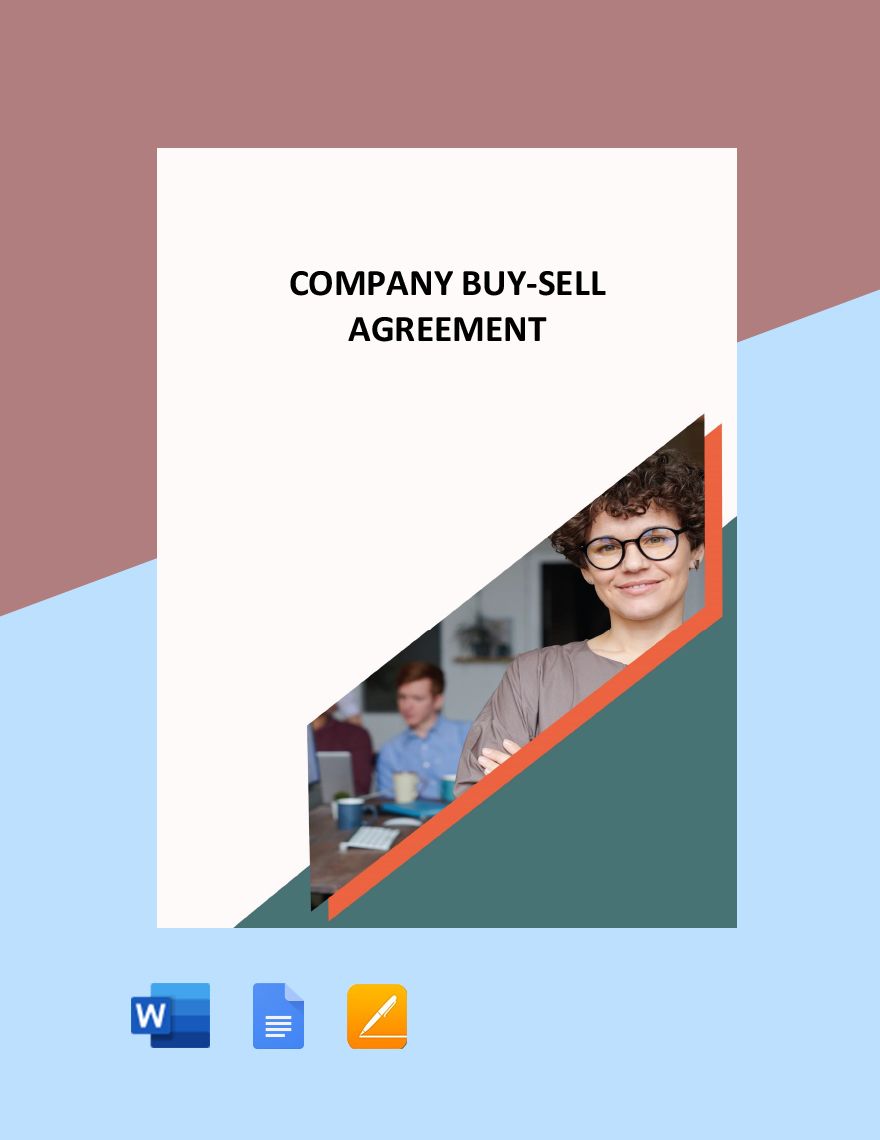 Company Buy Sell Agreement Template in Word, Google Docs, PDF, Apple Pages