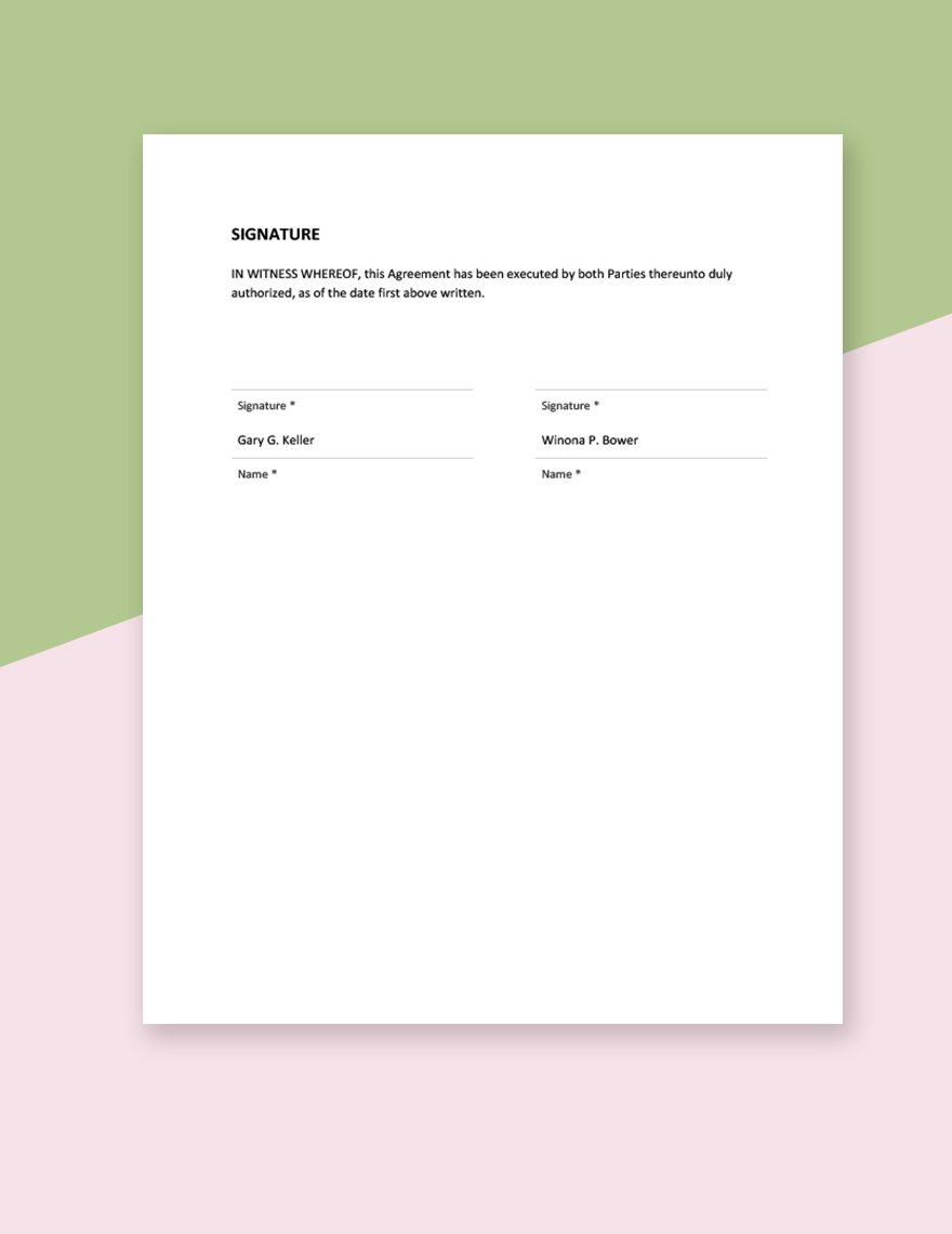 Basic Real Estate Purchase Agreement Template