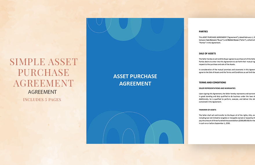 Simple Asset Purchase Agreement Template
