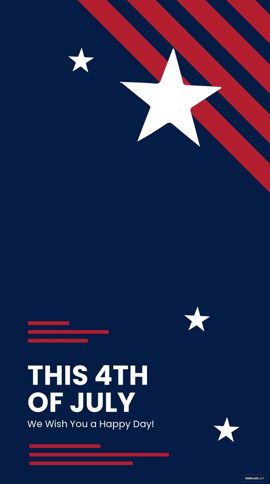 Free Happy 4th Of July Snapchat Geofilter Template