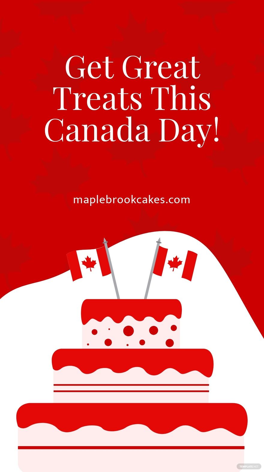 Canada Day Ad Instagram Story Template