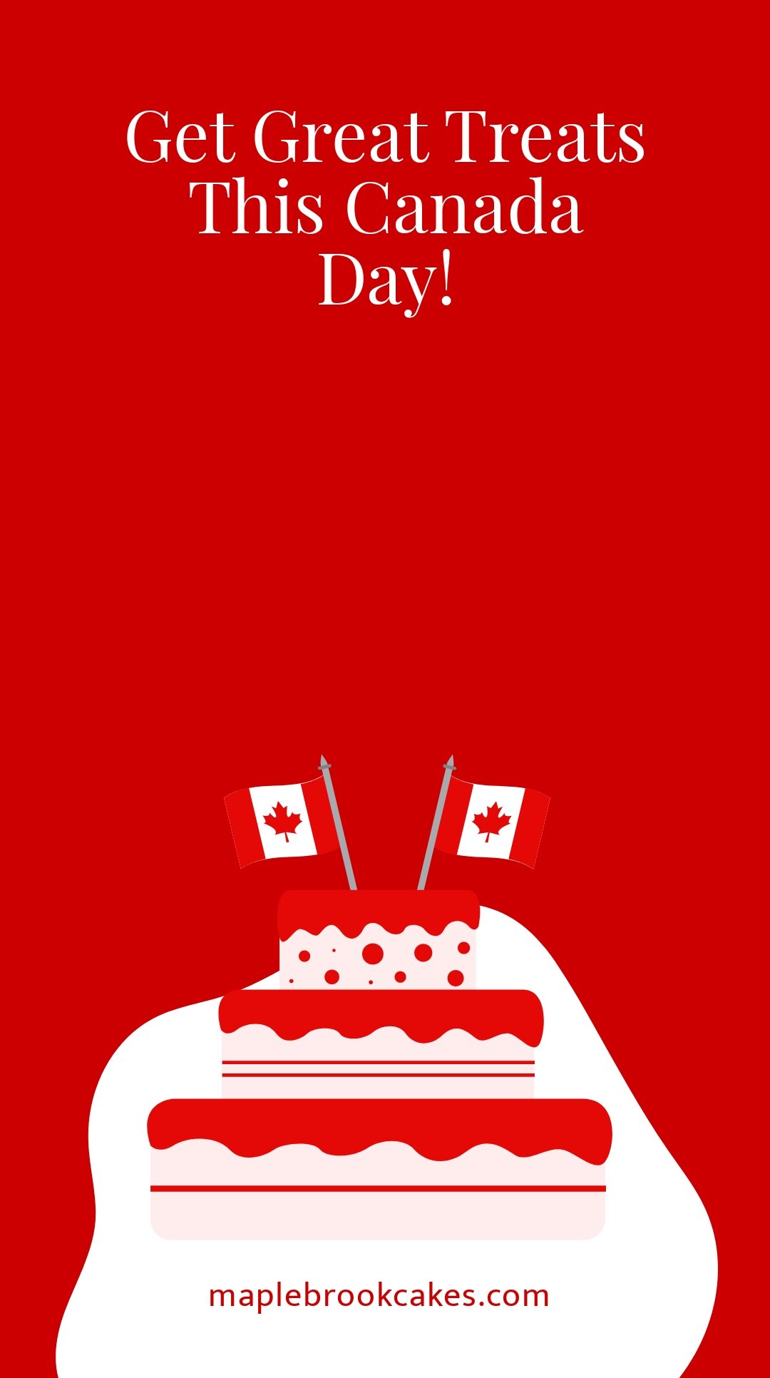 Free Canada Day Ad Snapchat Geofilter Template in Illustrator, PSD