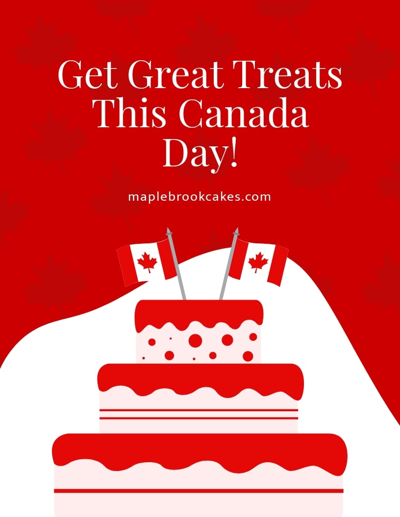 Canada Day Ad Flyer Template