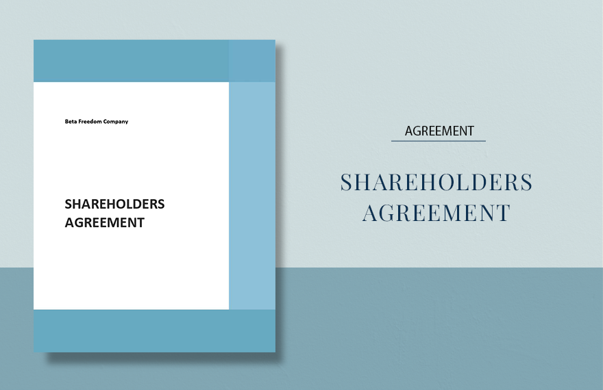 Simple Shareholders Agreement Template in Word, Google Docs, Apple Pages