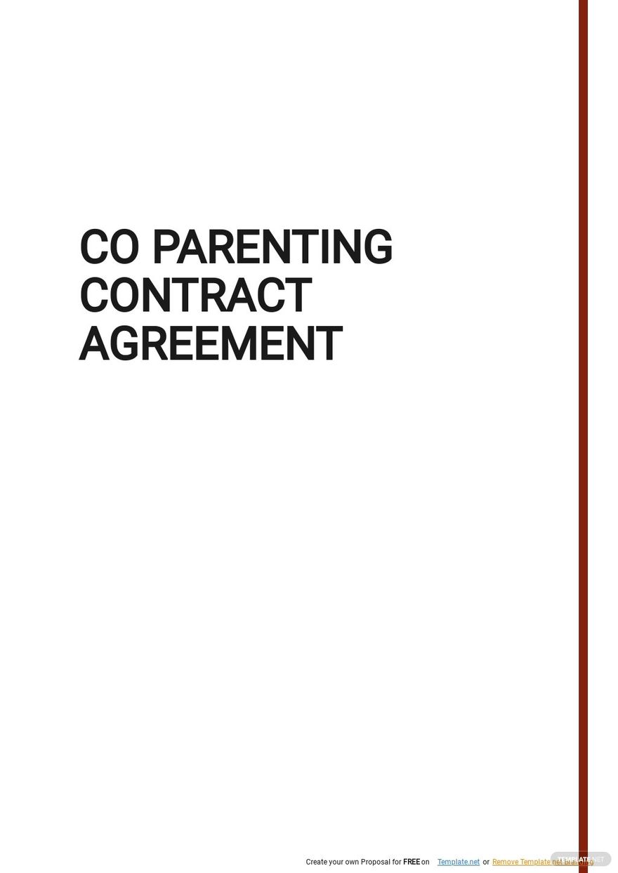 5-free-co-parenting-agreement-templates-edit-download-template