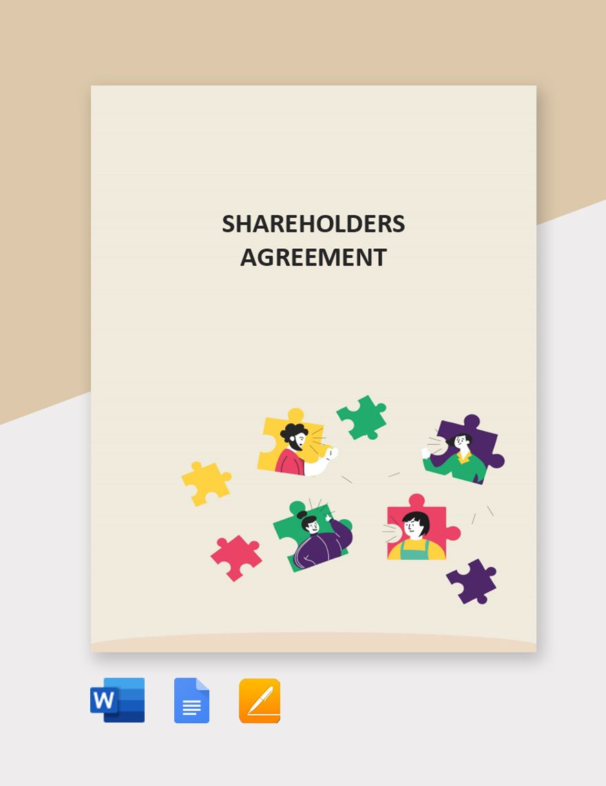 Basic Shareholders Agreement Template