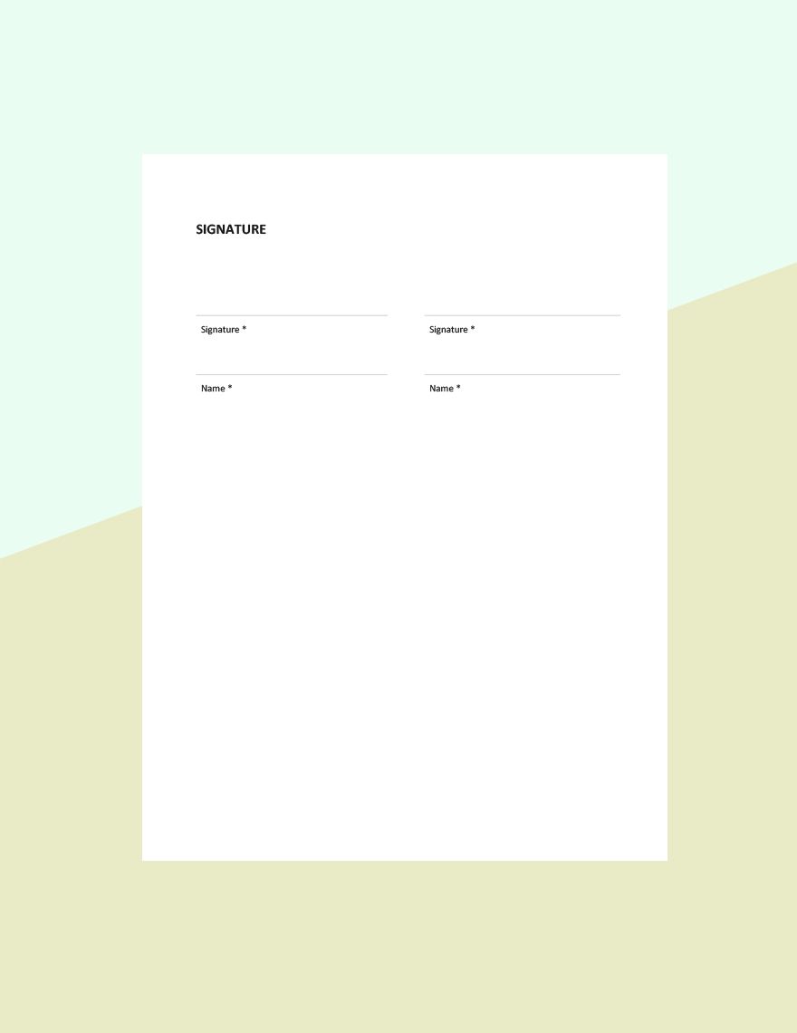 Working Relationship Agreement Template