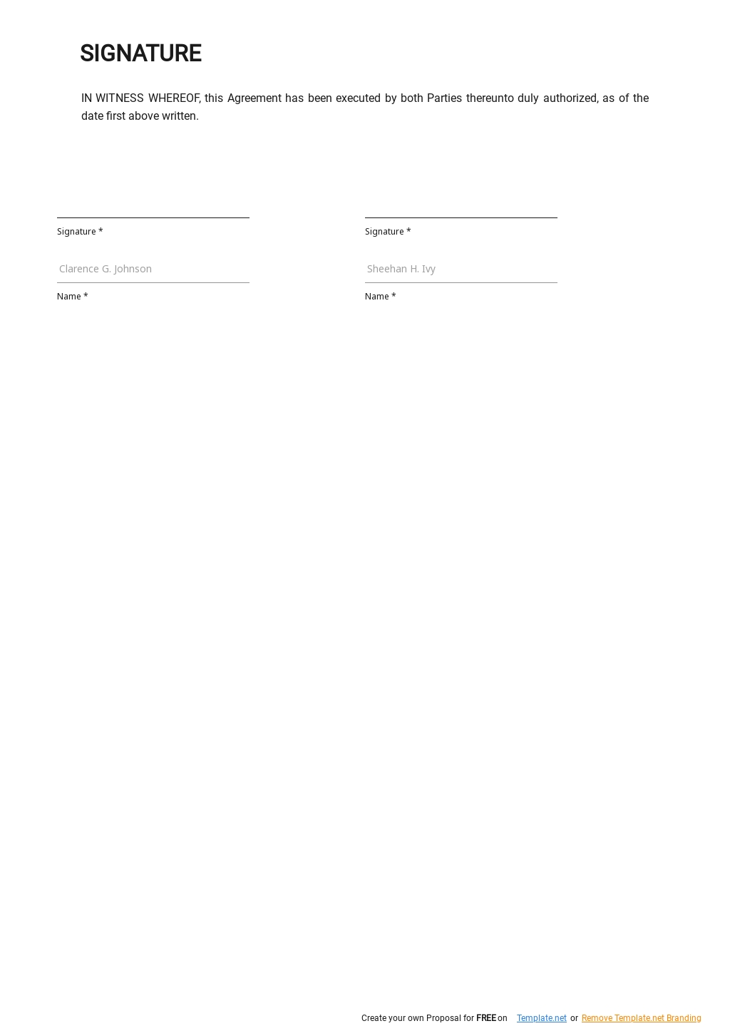 Remote Working Agreement Template Google Docs Word Template