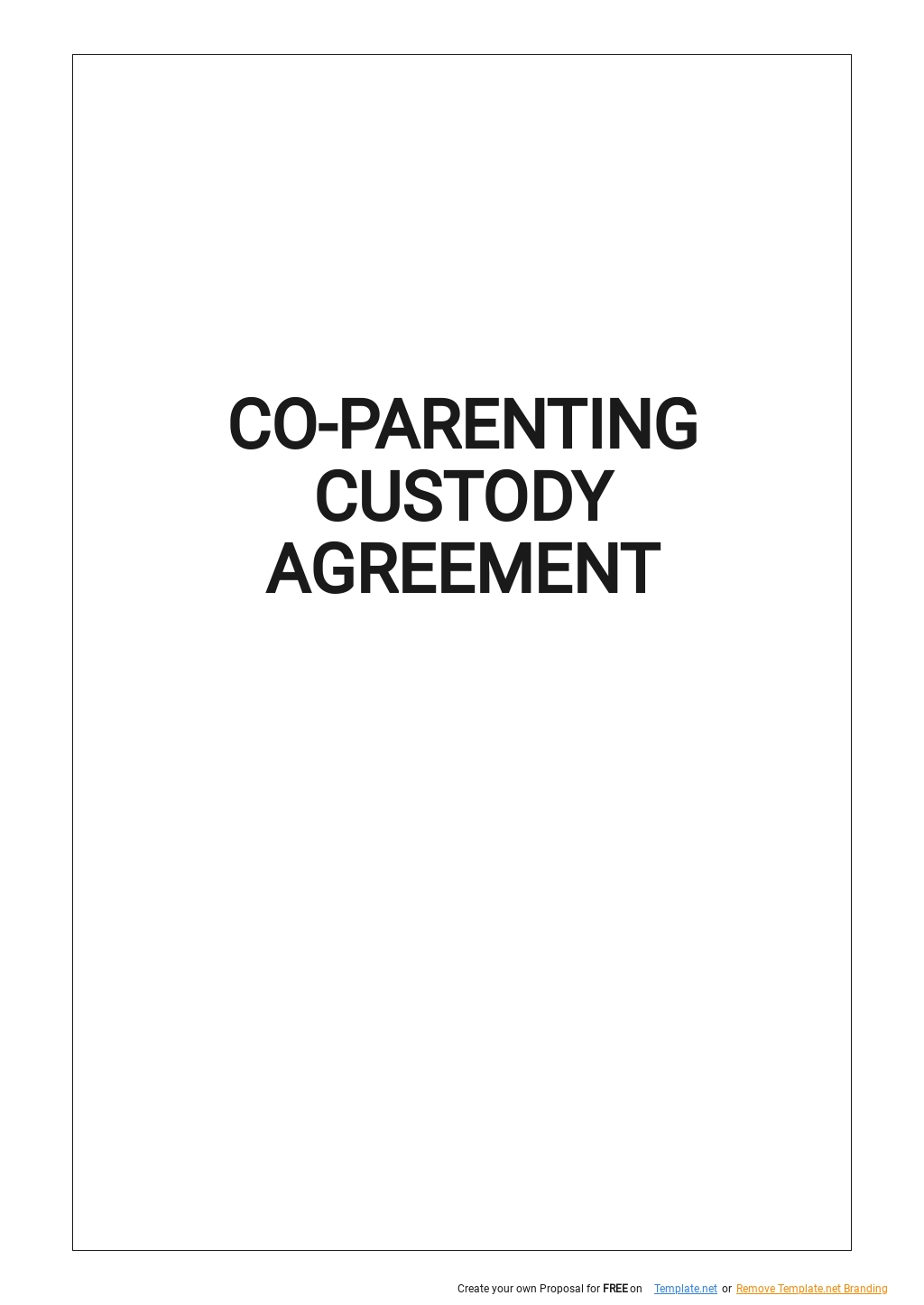 5-free-co-parenting-agreement-templates-edit-download-template