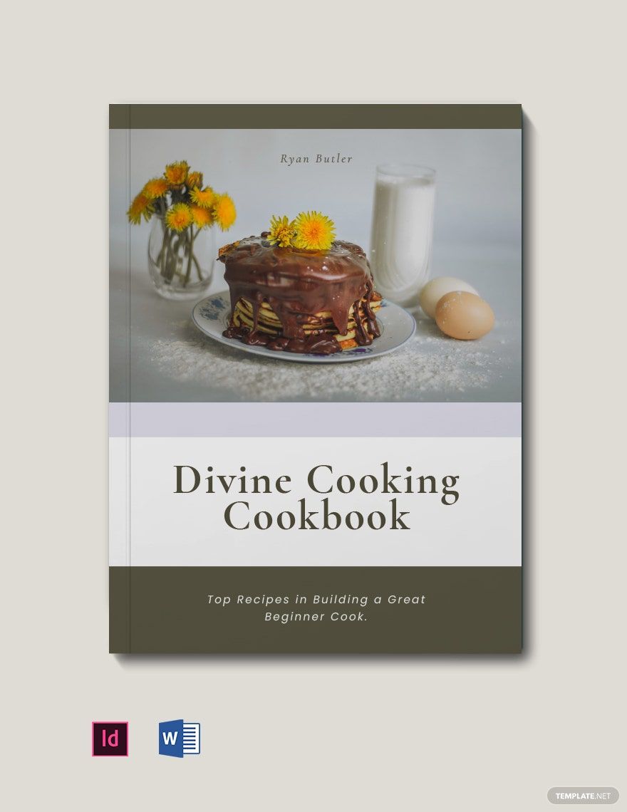 Free Elegant School Cookbook Template