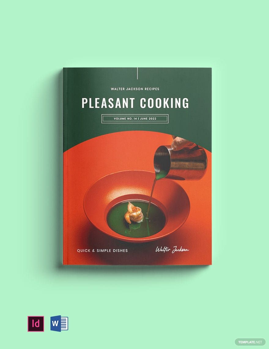 Simple Kitchen Cookbook Template
