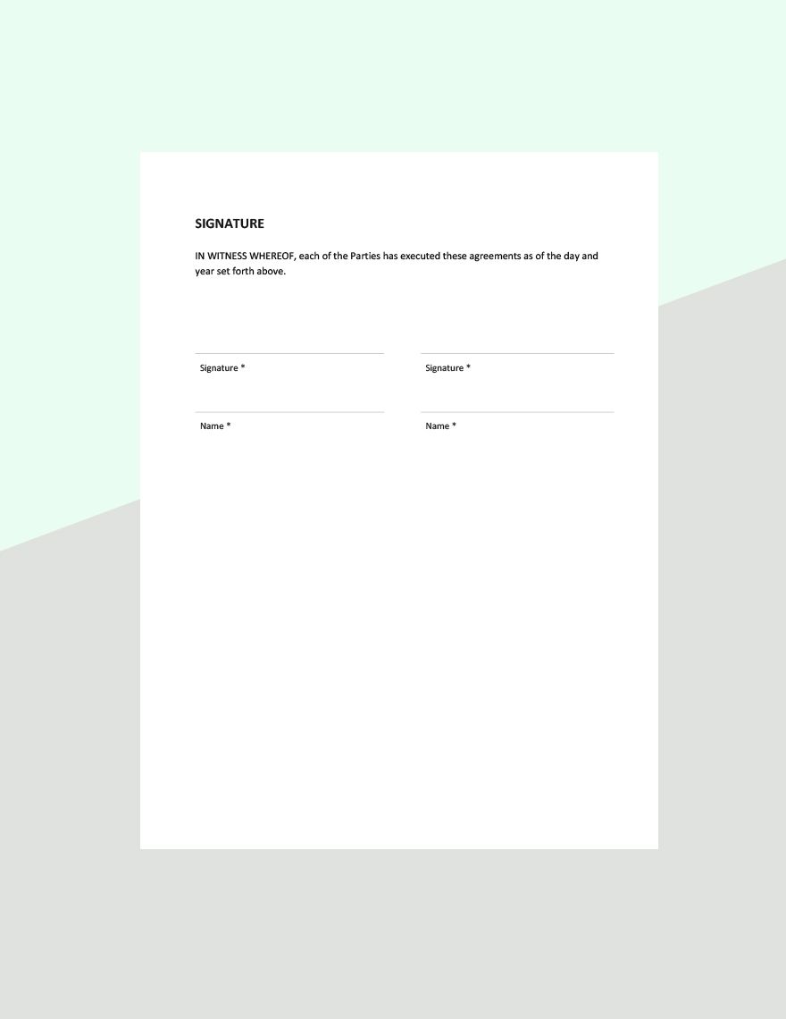 Trucking Business Operating Agreement Template