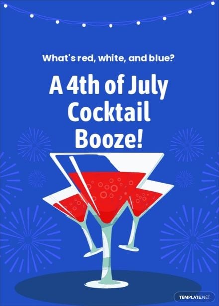 Free Funny 4th Of July Card Template