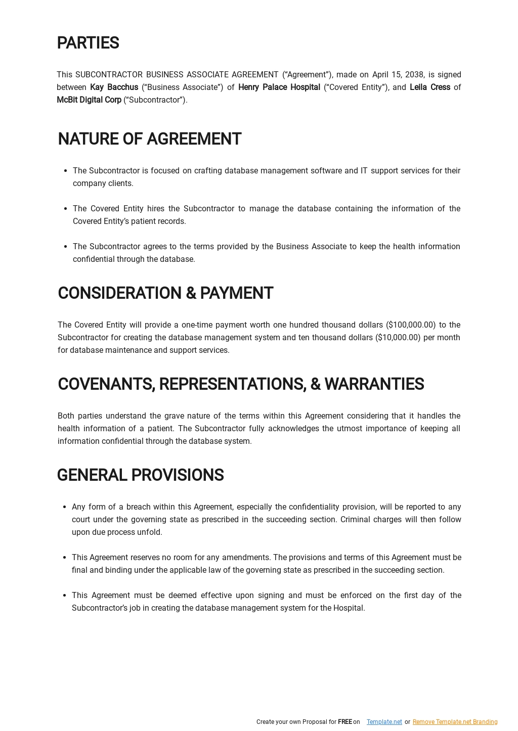 Subcontractor Business Associate Agreement Template 1.jpe