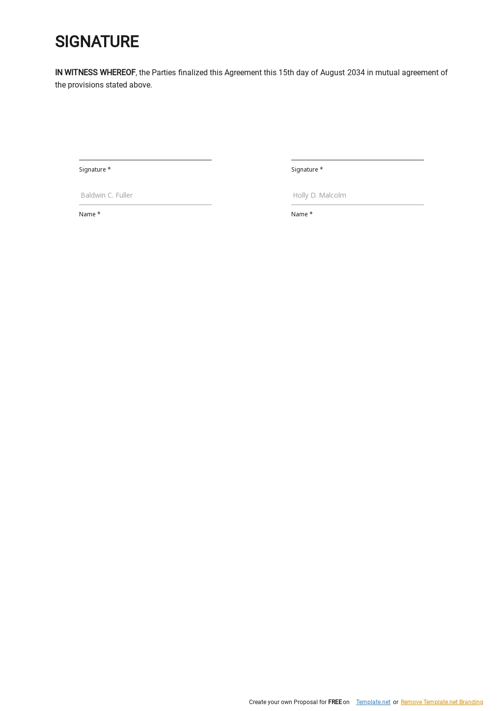 Business Purchase Agreement Template - Google Docs, Word | Template.net