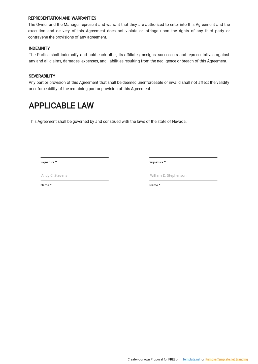 Simple Property Management Agreement Template 2.jpe