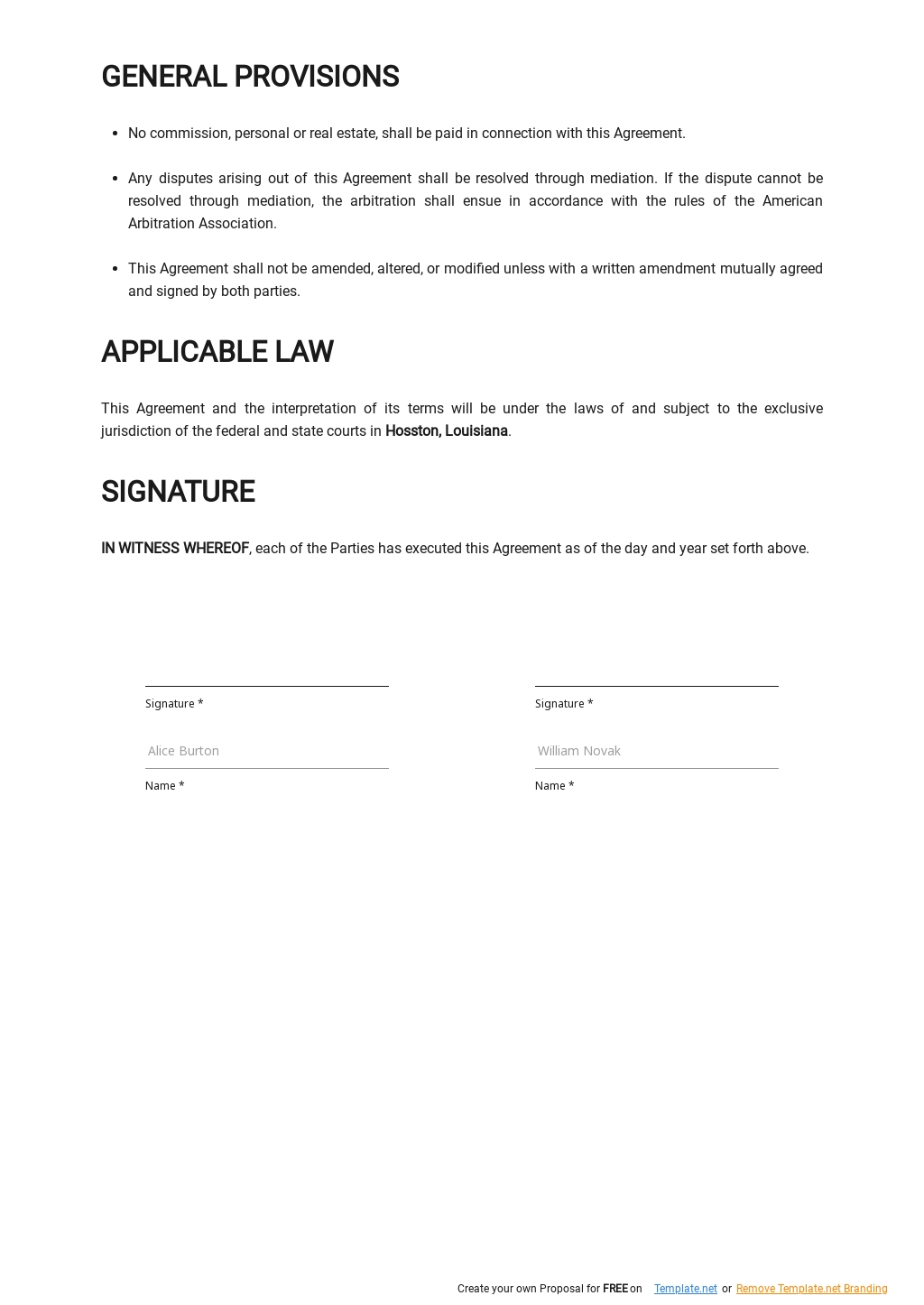 lease purchase business agreement