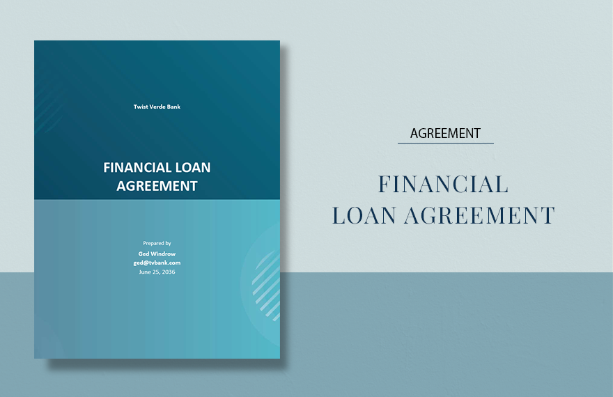 Financial Loan Agreement Template