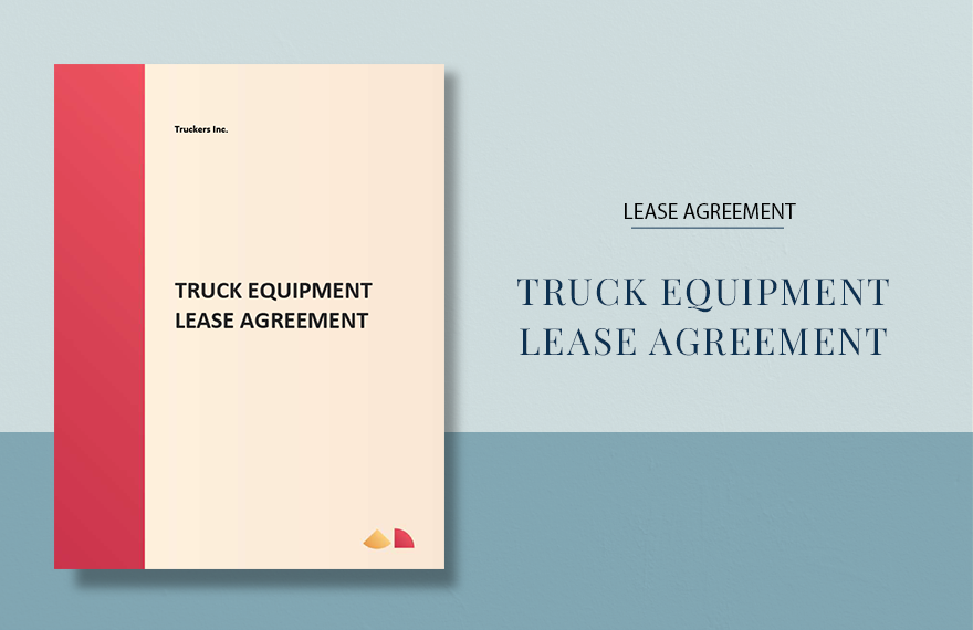 Truck Equipment Lease Agreement Template Download In Word Google 