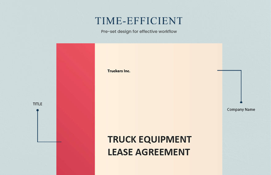  Truck Equipment Lease Agreement Template