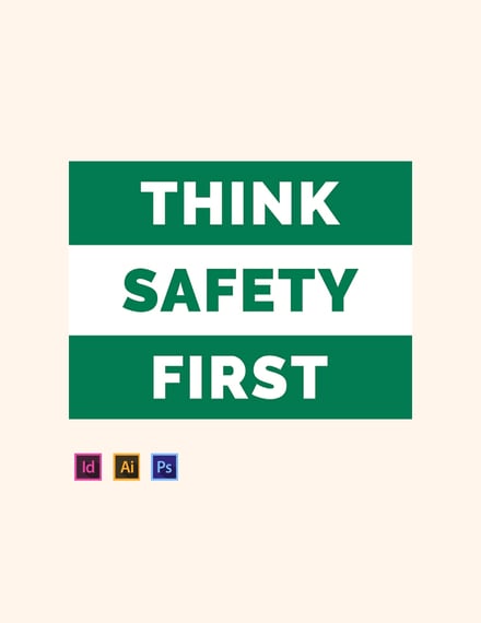 Free-Safety-Sign-Template