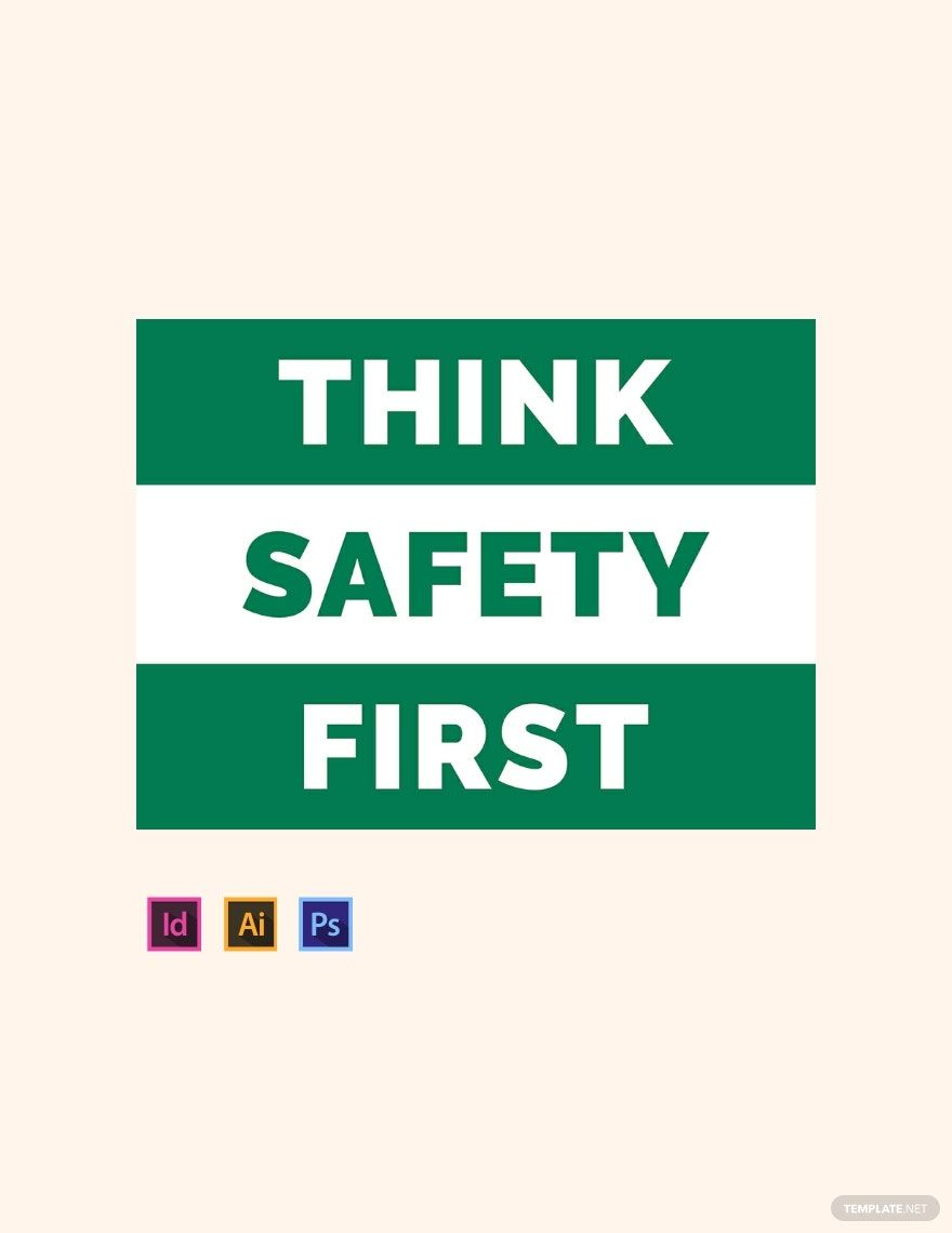 Safety Sign Template