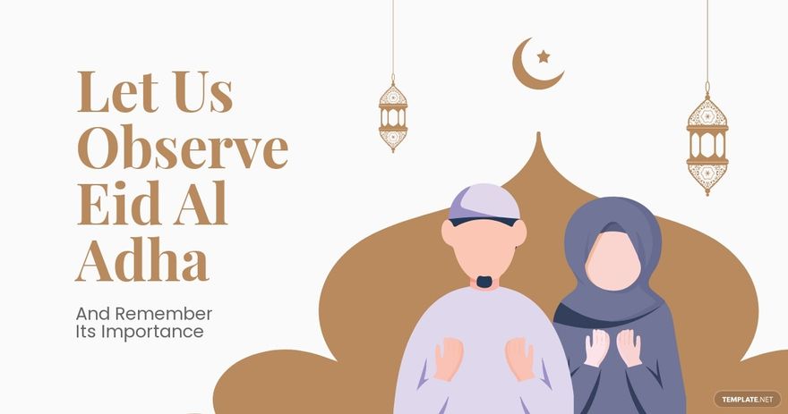 FREE Eid Al Adha Mubarak Facebook Post Template