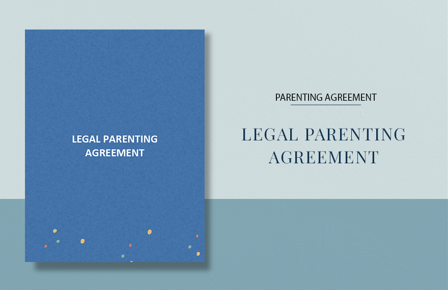Legal Parenting Agreement Template in Word, Google Docs, PDF, Apple Pages