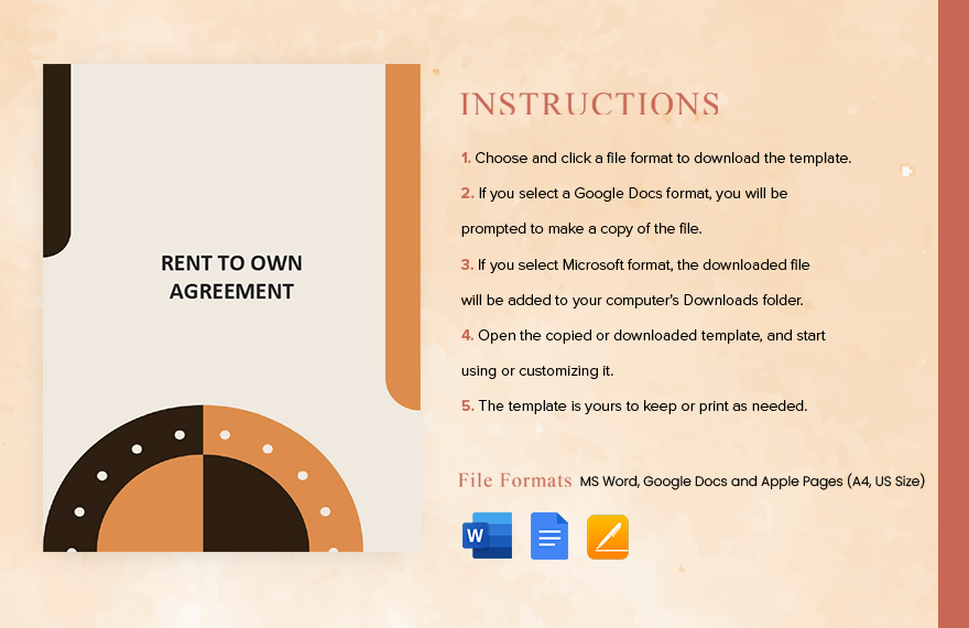 Blank Rent To Own Agreement Template