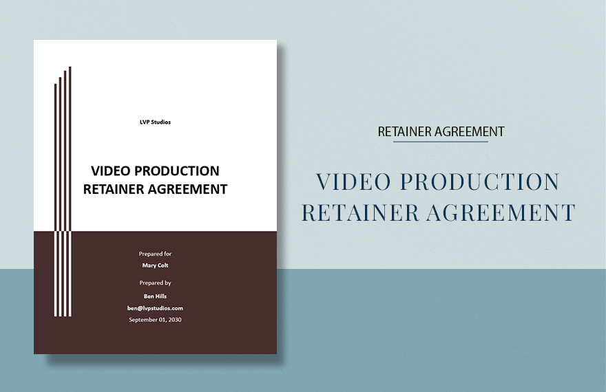 Video Production Retainer Agreement Template in Word, Google Docs, Apple Pages