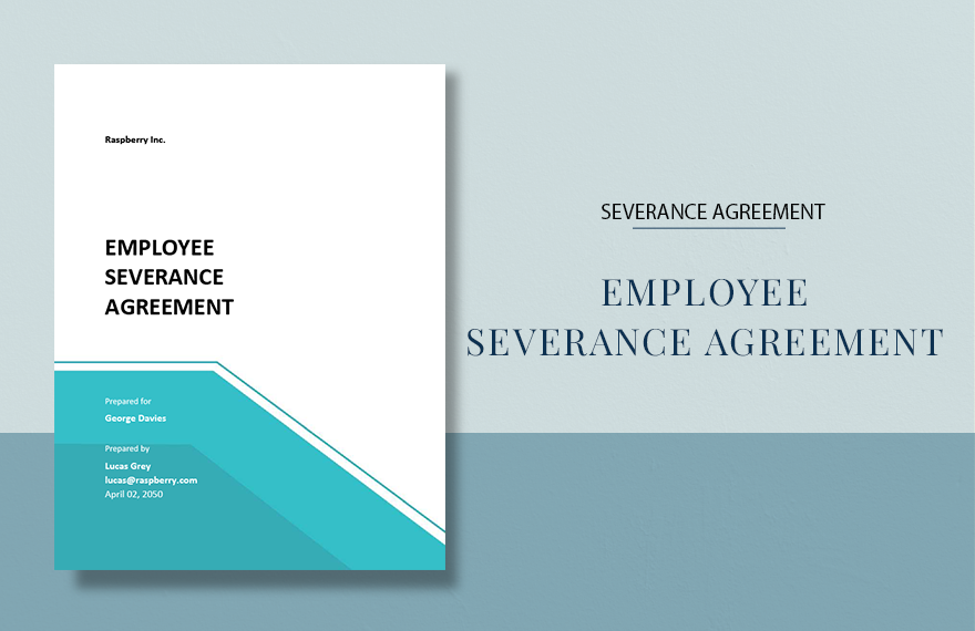 Employee Severance Agreement Template