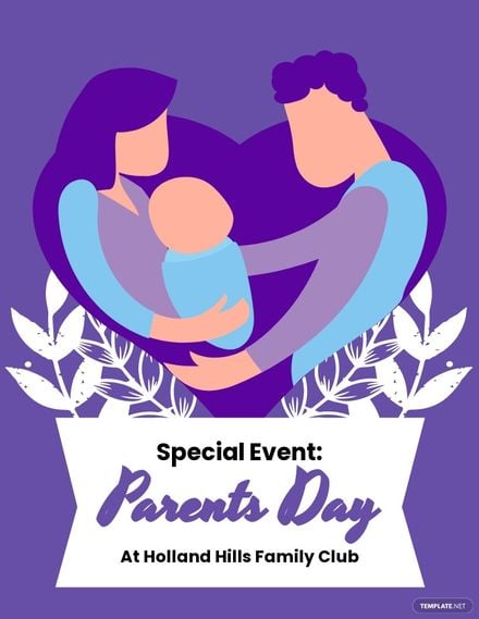 Parents Day Event Flyer Template