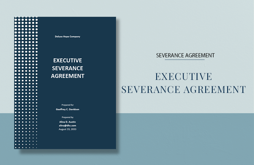 Executive Severance Agreement Template
