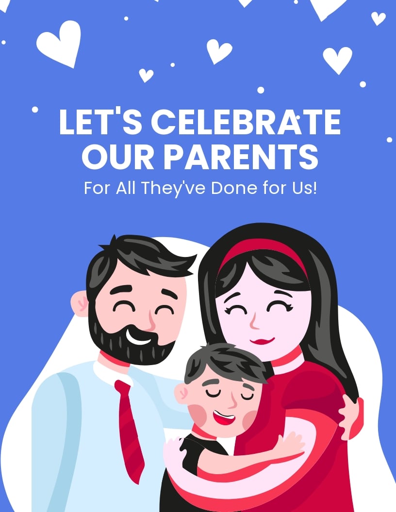 Parents Day Celebration Flyer Template.jpe
