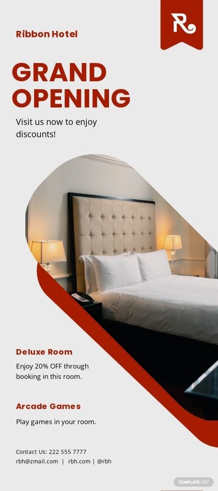 New Hotel DL Card Template in Word, Google Docs, Illustrator, PSD, Publisher