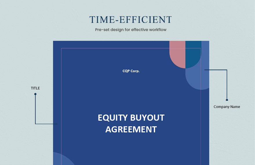 Equity Buyout Agreement Template
