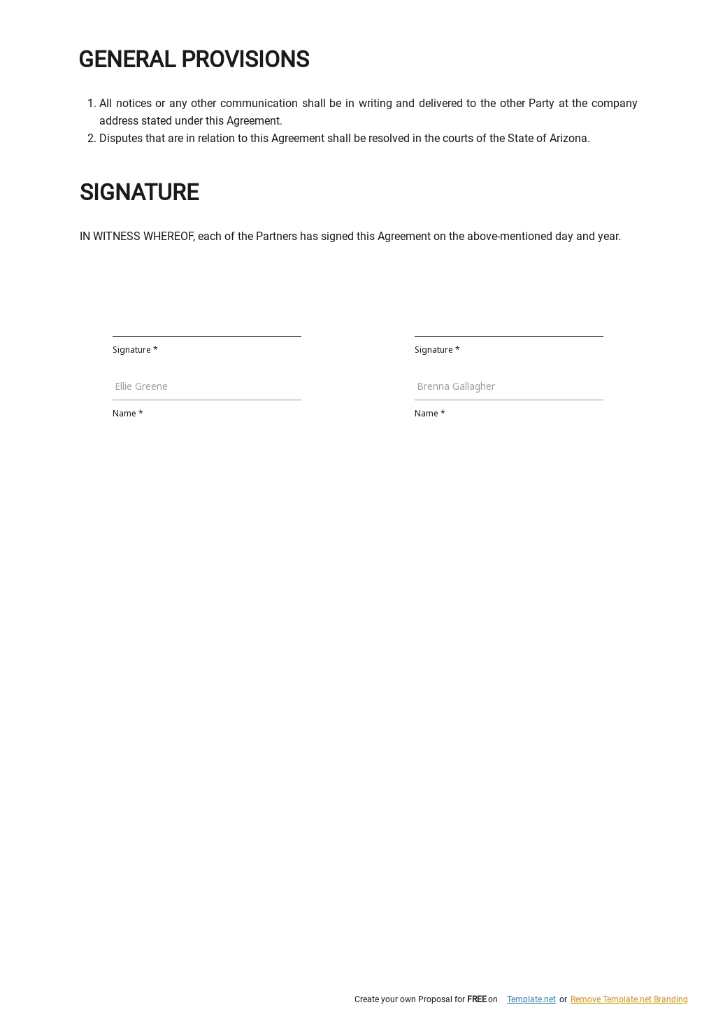 Partnership Buyout Agreement Template in Google Docs, Word