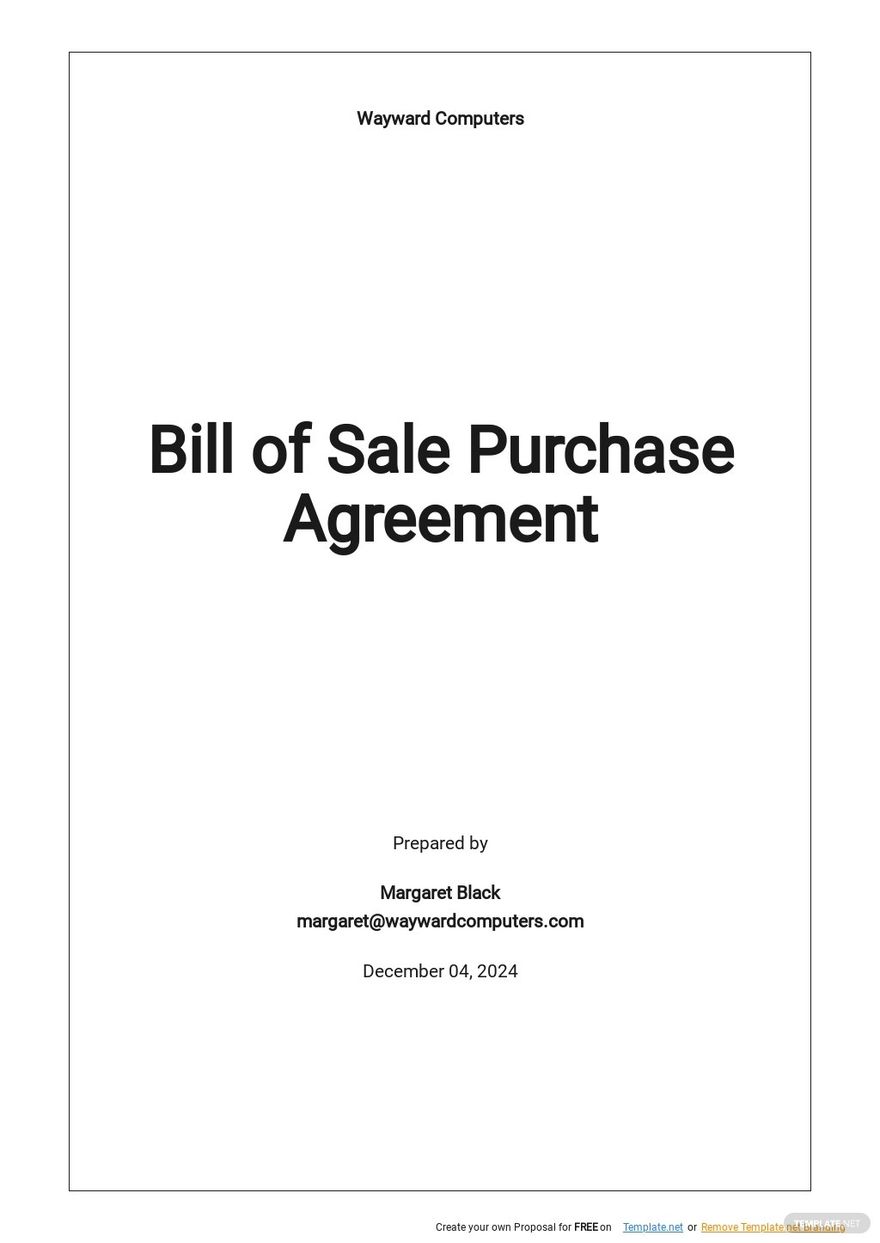 Bill Of Sale Asset Purchase Agreement Template.jpe