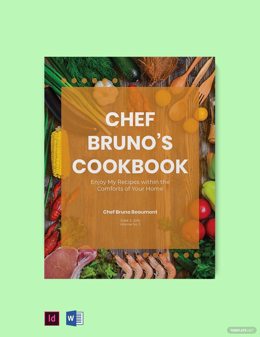 Creative Chef Cookbook Template