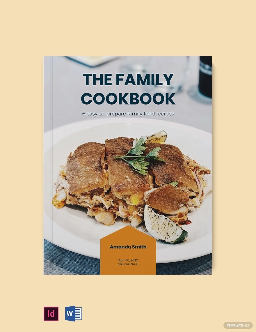 Creative Family Cookbook Template