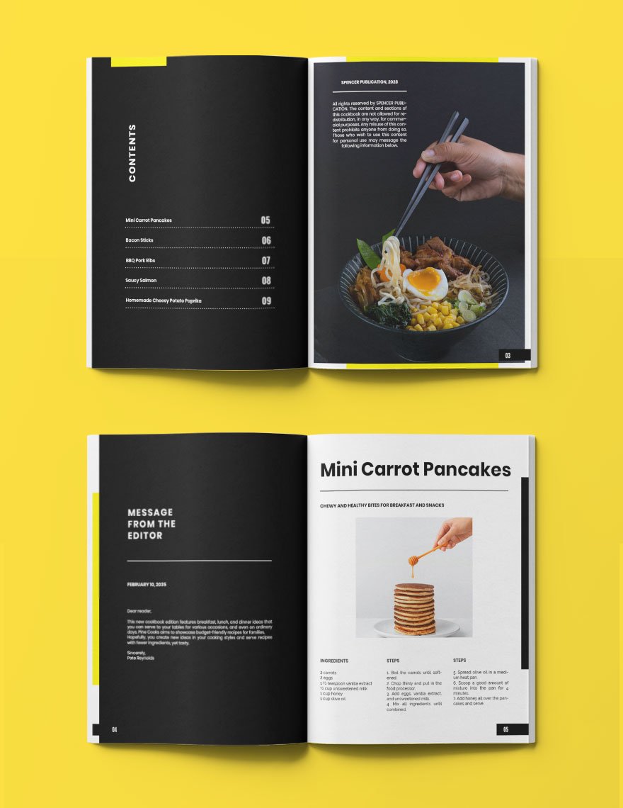 Family Design Cookbook Template