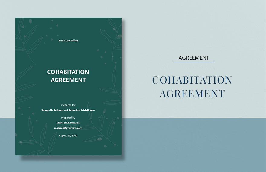 Simple Cohabitation Agreement Template