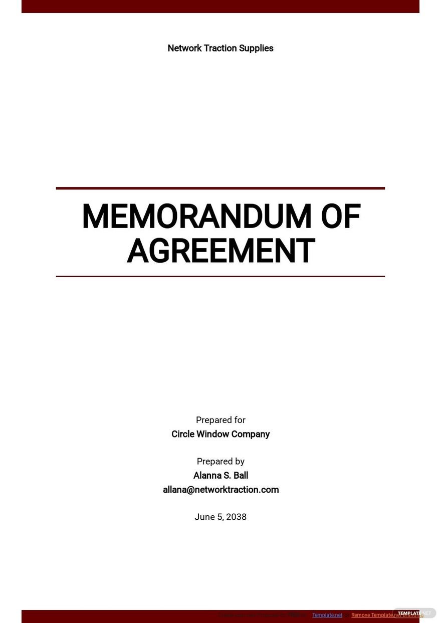 Basic Memorandum of Agreement Template.jpe