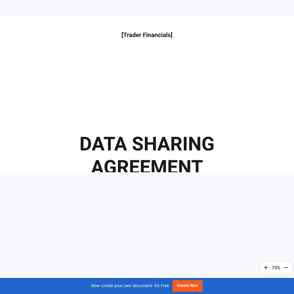 FREE Sharing Agreement Template Download in Word, Google Docs, PDF