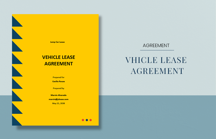 Standard Vehicle Lease Agreement Template