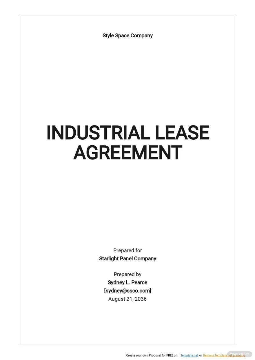 Standard Industrial Lease Agreement Template.jpe