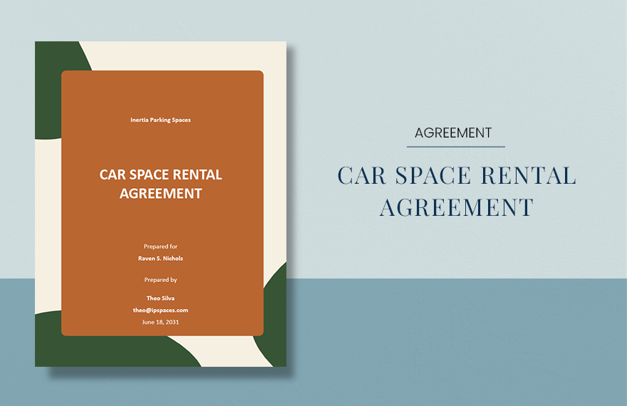 Car Space Rental Agreement Template
