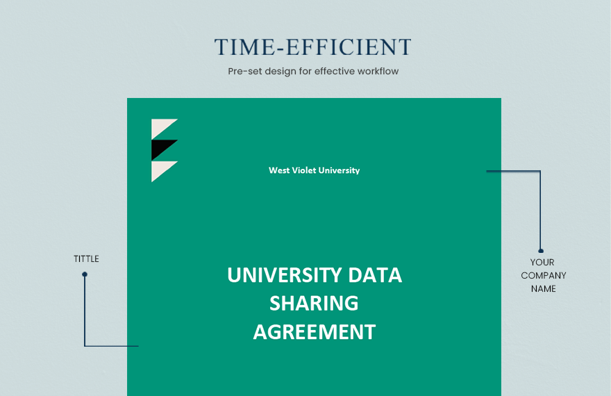 University Data Sharing Agreement Template